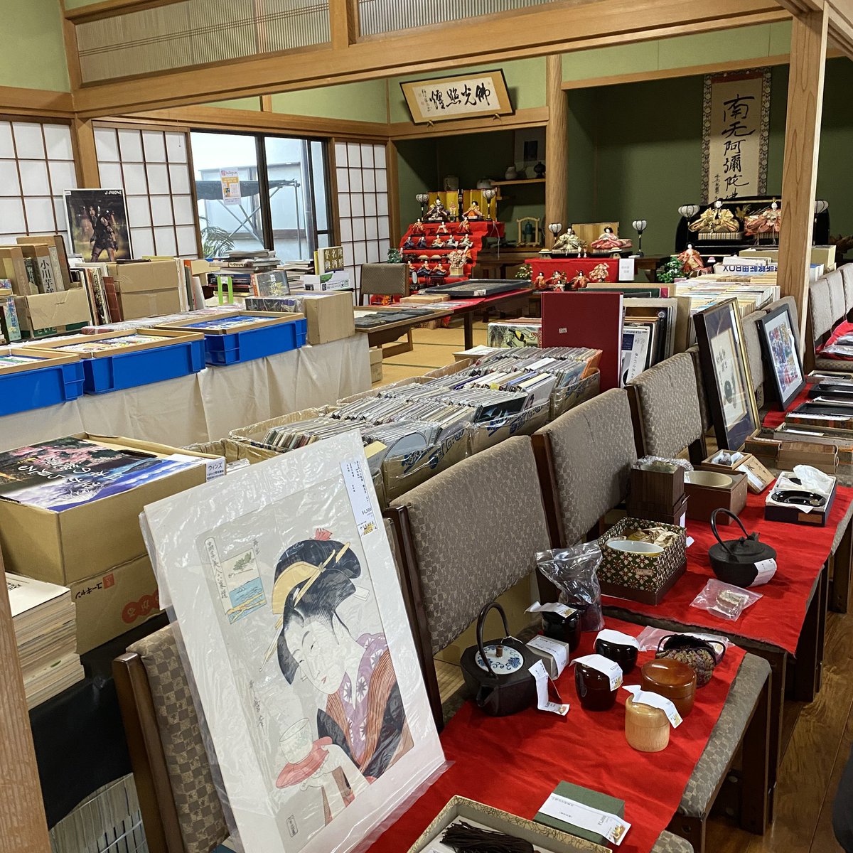 春日・浄運寺古本まつり tweet media