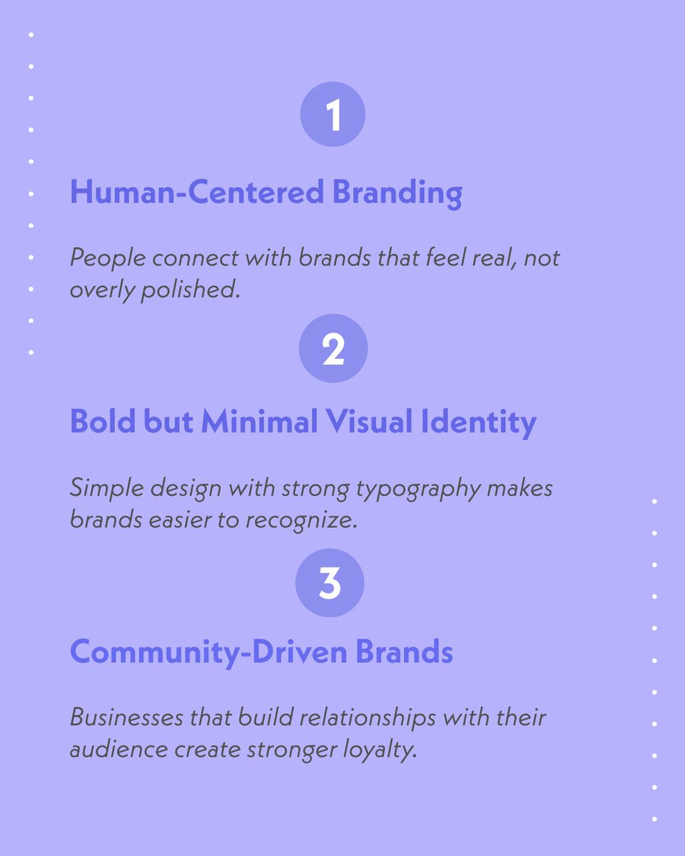 ETDesignTX's tweet photo. Branding isn’t just about a pretty logo, it goes much deeper than that. Here are 3 trends you should pay attention to in order to keep your brand relevant, recognizable, and connected to your audience. https://t.co/bLNLQupzbf