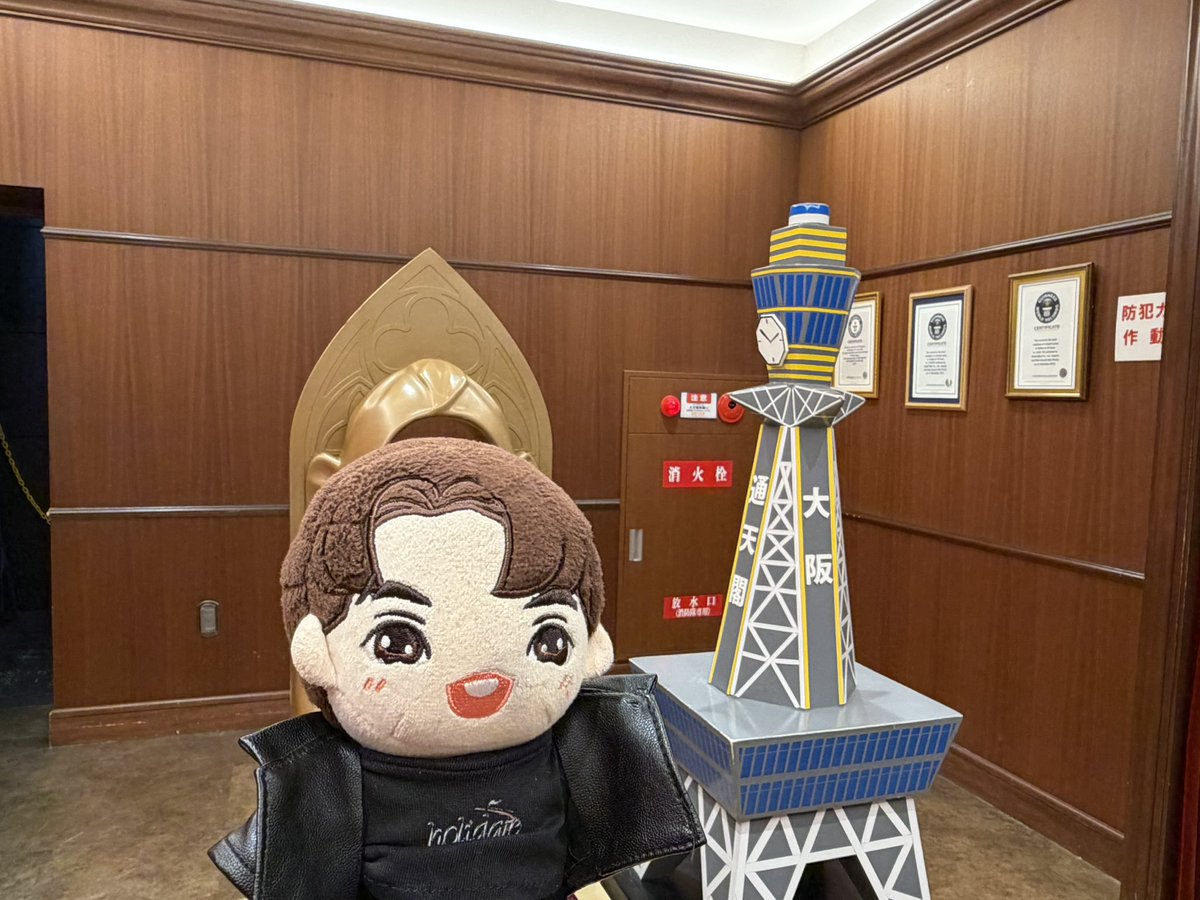 ぬいちゃんと大阪5️⃣
久しぶりの通天閣🗼
ライトアップが綺麗でした✨✨