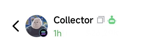 jepitweet's tweet photo. The $COLLECTOR is fully automated - he buys ur bags like smart money. Do not fade this 🤖🤖🤖🤖 https://t.co/20sxdhSspf