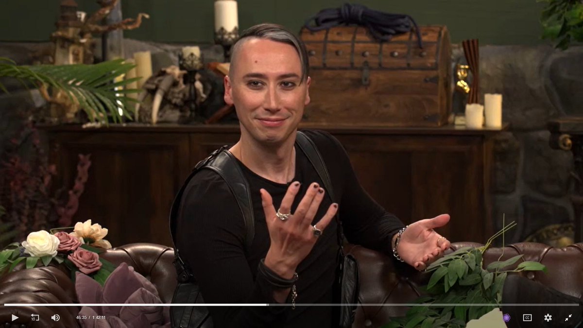 oliviasartmania's tweet photo. #criticalrolespoilers #talegate

Ashley: There's a lot of complicated feelings there. It's not just that for her. I think it's... Getting close to people is really hard... cuz then you start caring about stupid people. *looks at Alex* So, uhm...

Alex: https://t.co/SDSGnqDyUZ