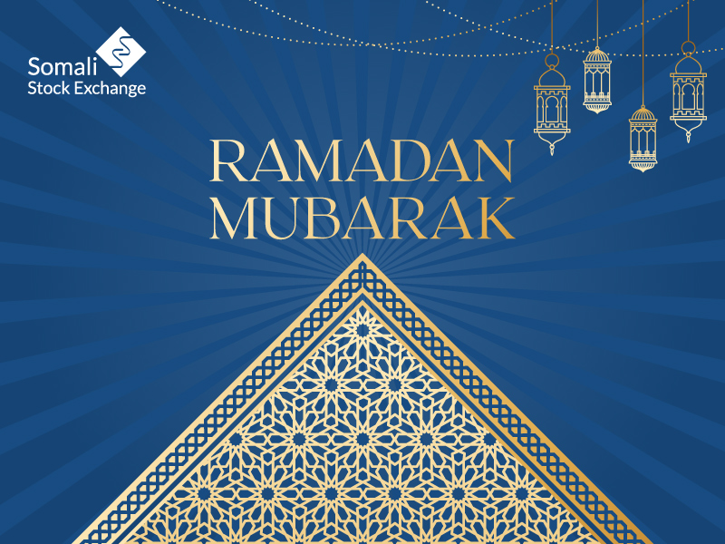 SomaliStockExch's tweet photo. As the holy month of Ramadan comes to an end, we hope you have had a blessed and peaceful Ramadan. Our normal trading hours will now resume.

#FirstStockExchangeInSomalia #SuuqaSaamiyadaSoomaaliyeed #SomaliStockExchangeSince2015 https://t.co/r8bJXmqxG4