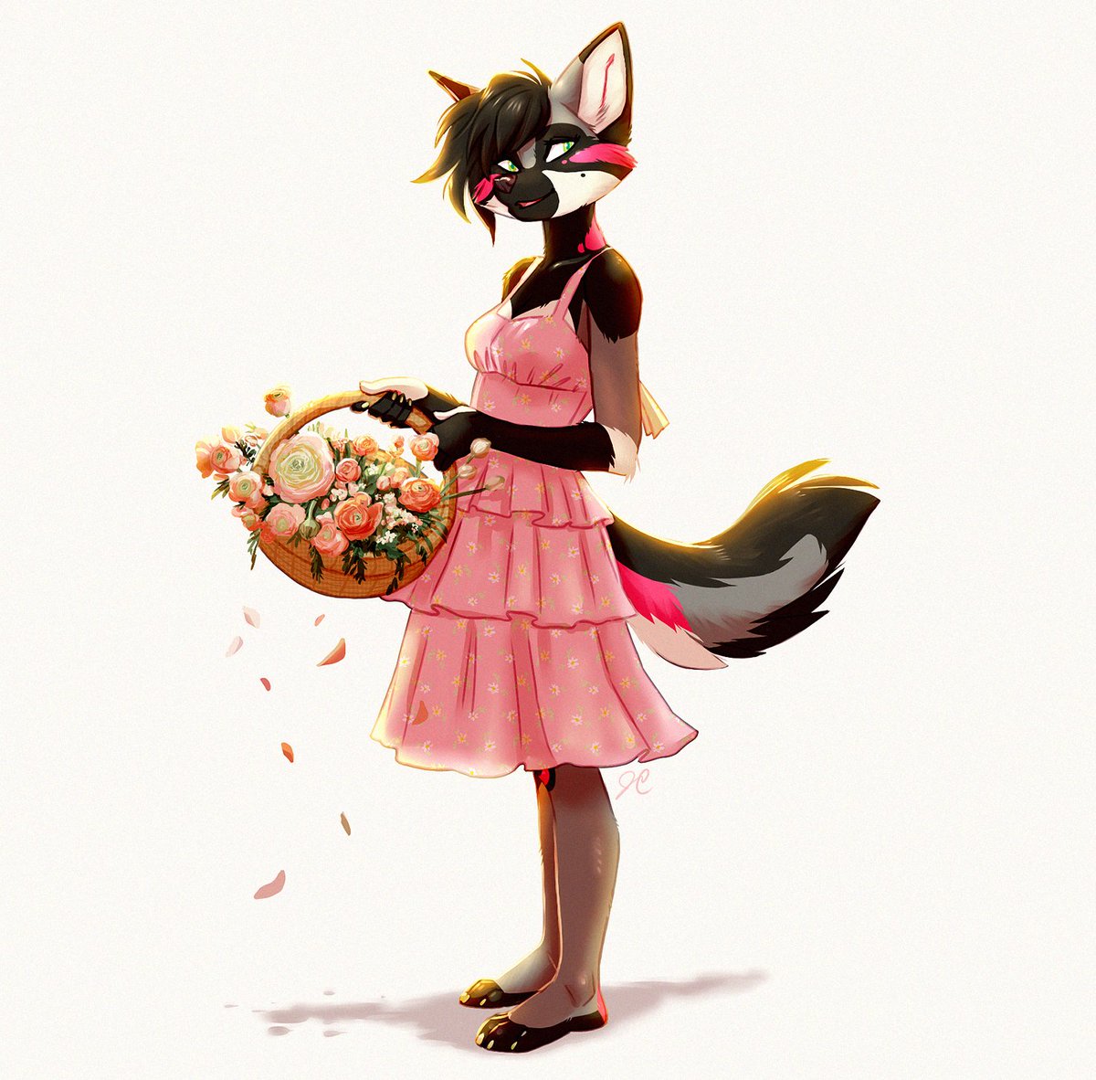 #DailyCutePost 3/17/2026, art by <a href="/PalmPawsArt/">Jenniffur</a> here and (at)palmpawsart.b***.s***** on 🦋 

Support good artists!