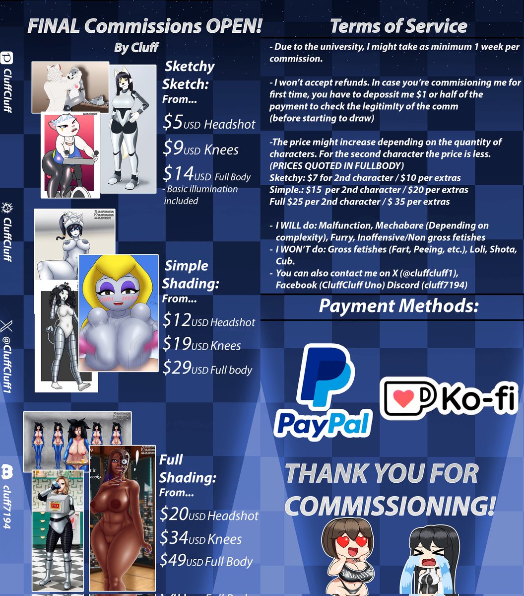 CluffCluff Uno 🔞 (FINAL COMMISSIONS OPEN) tweet media