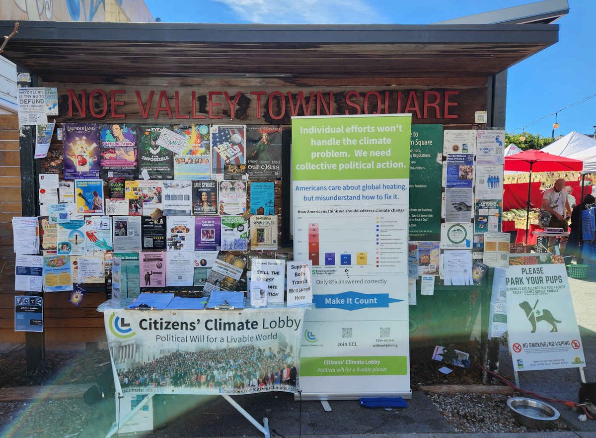 CCL-SF at Noe Valley Farmers' Market, 3/7/26