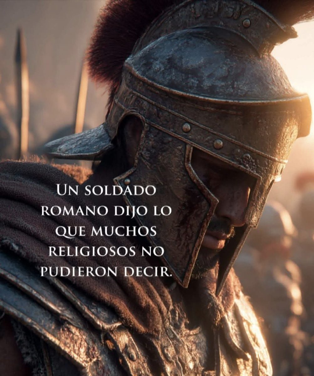 Mateo 27:54
"El centurión...Verdaderamente este era Hijo de Dios..."

#Tuesday #Martes #SpeakLife #WhatHeSaid #God #Jesus #NoOtherName #HolySpirit #JesusIsLord #JesusIsKing