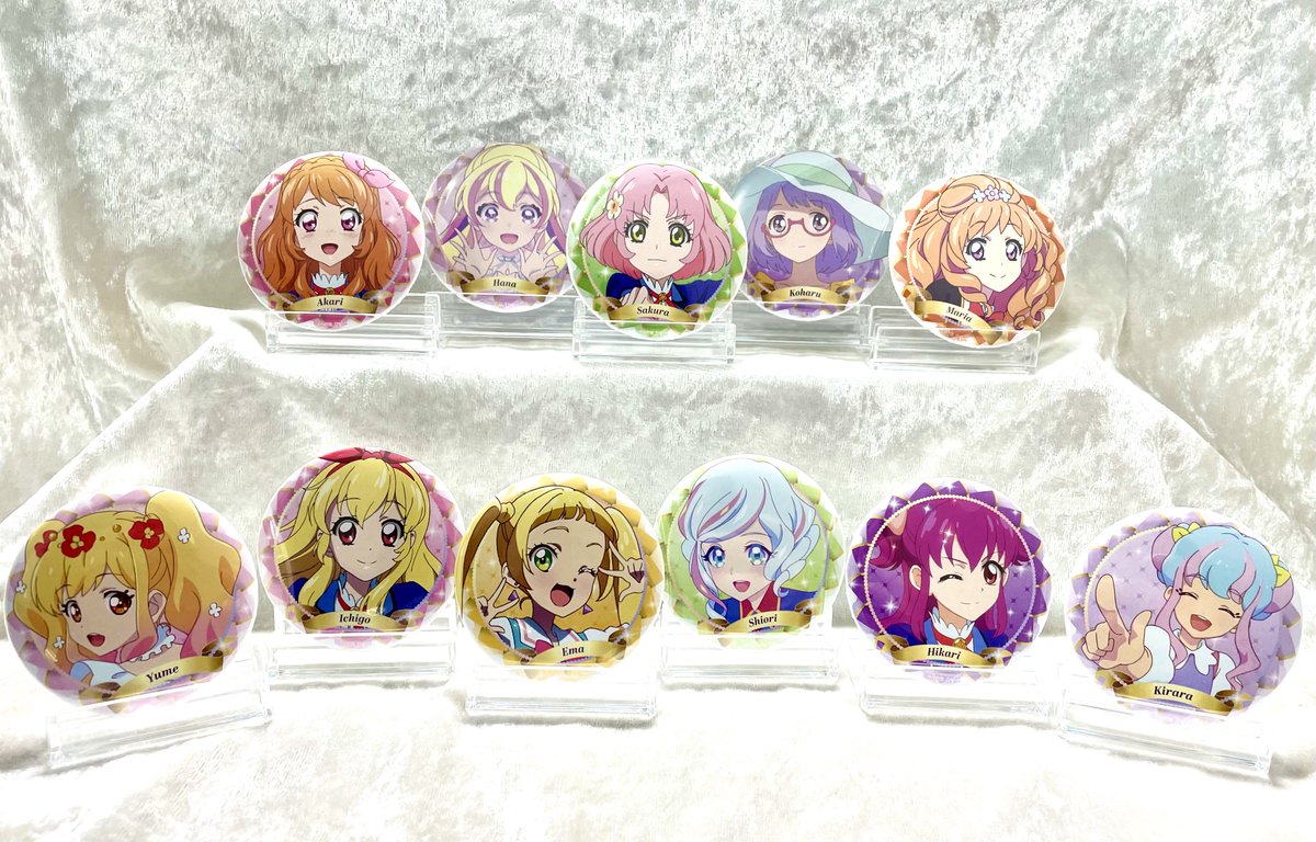アイカツ! ミュージックフェスタ 缶バッジ3種 アイカツ！デザインマート 缶バッジセット（music ver.） | アイカツ