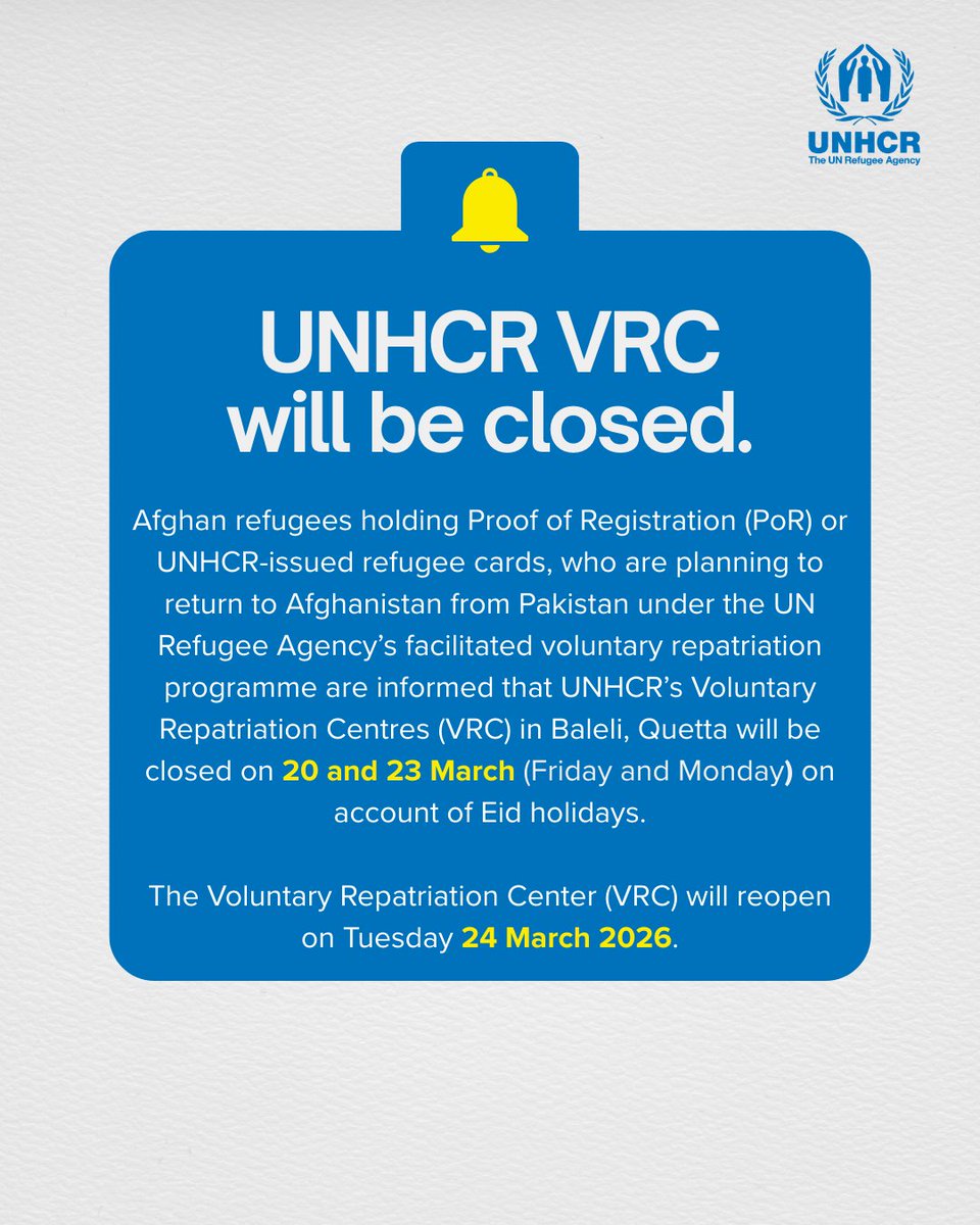 UNHCR Pakistan tweet media