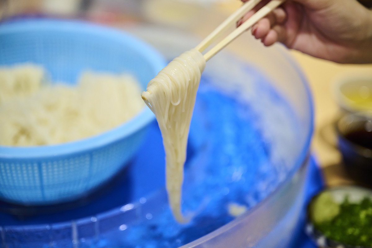 指宿市営唐船峡そうめん流し tweet media