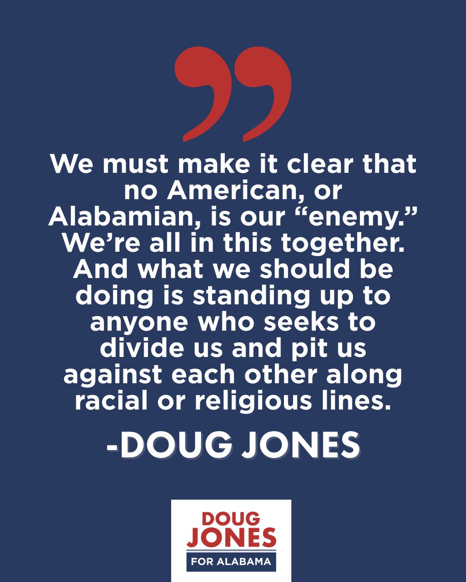 We’re all in this together. #dougforalabama
