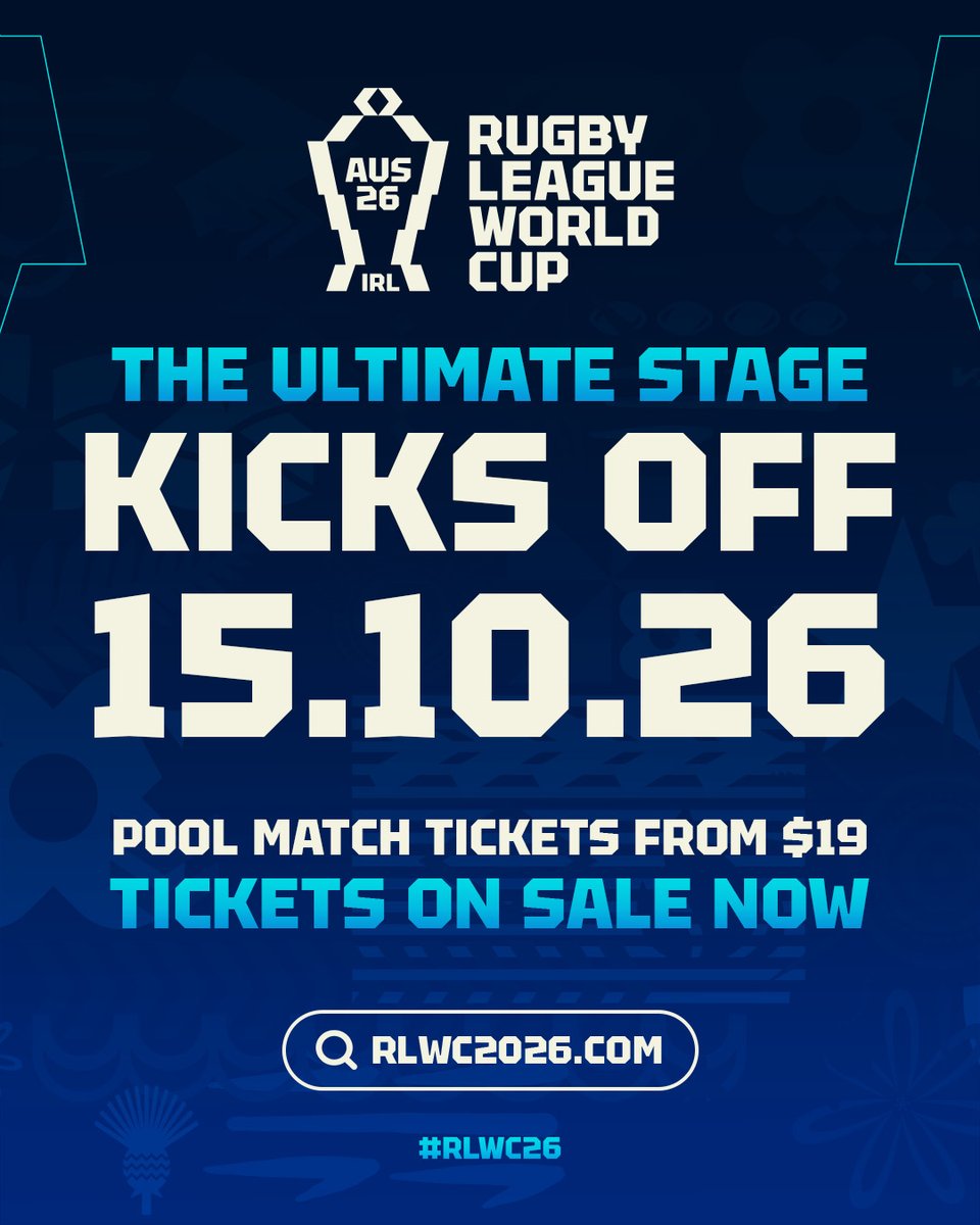 Rugby League World Cup 2026 tweet media