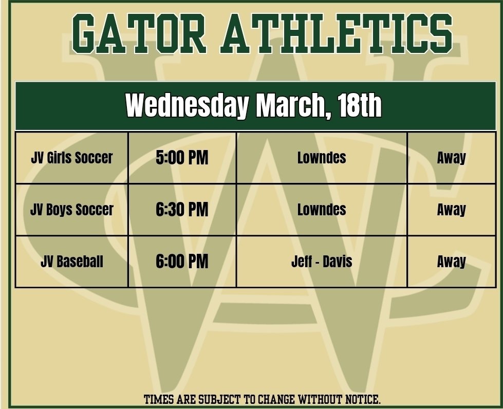 Ware County Gator Nation tweet media