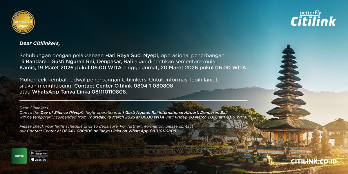 Citilink Indonesia tweet media