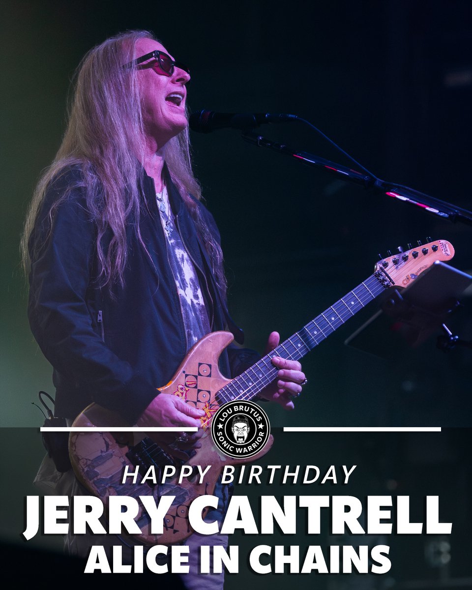LouBrutus's tweet image. Happy Birthday to @JerryCantrell of @AliceInChains.  We will celebrate with music on @HardDriveRadio XL. Photo taken with @NikonUSA. #JerryCantrell #AliceInChains #Grunge #Guitar