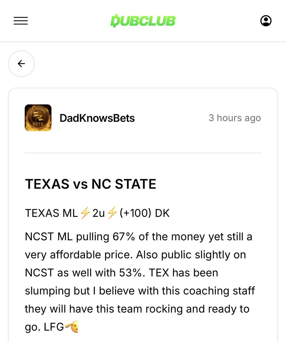 Dad Knows Bets tweet media