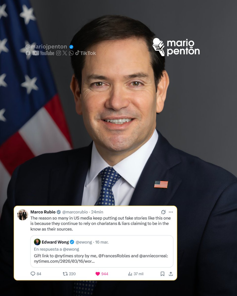 Mario J. Pentón tweet media