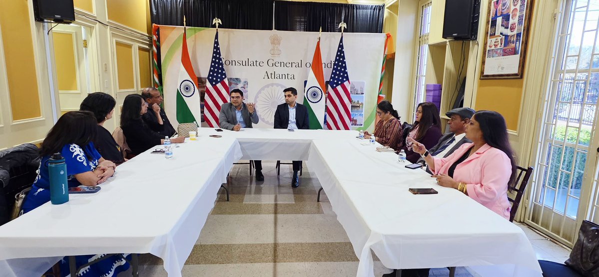 India in Atlanta tweet media