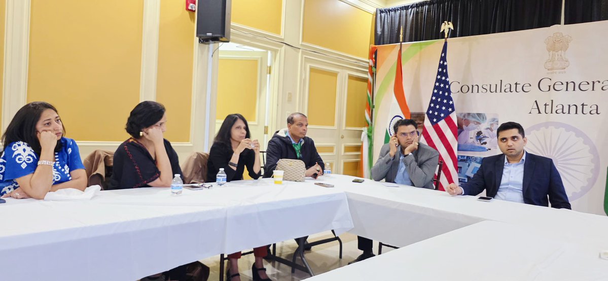 India in Atlanta tweet media