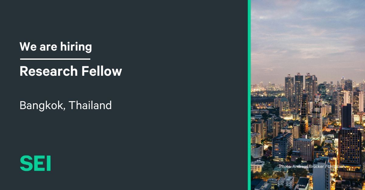 Stockholm Environment Institute (SEI) tweet media