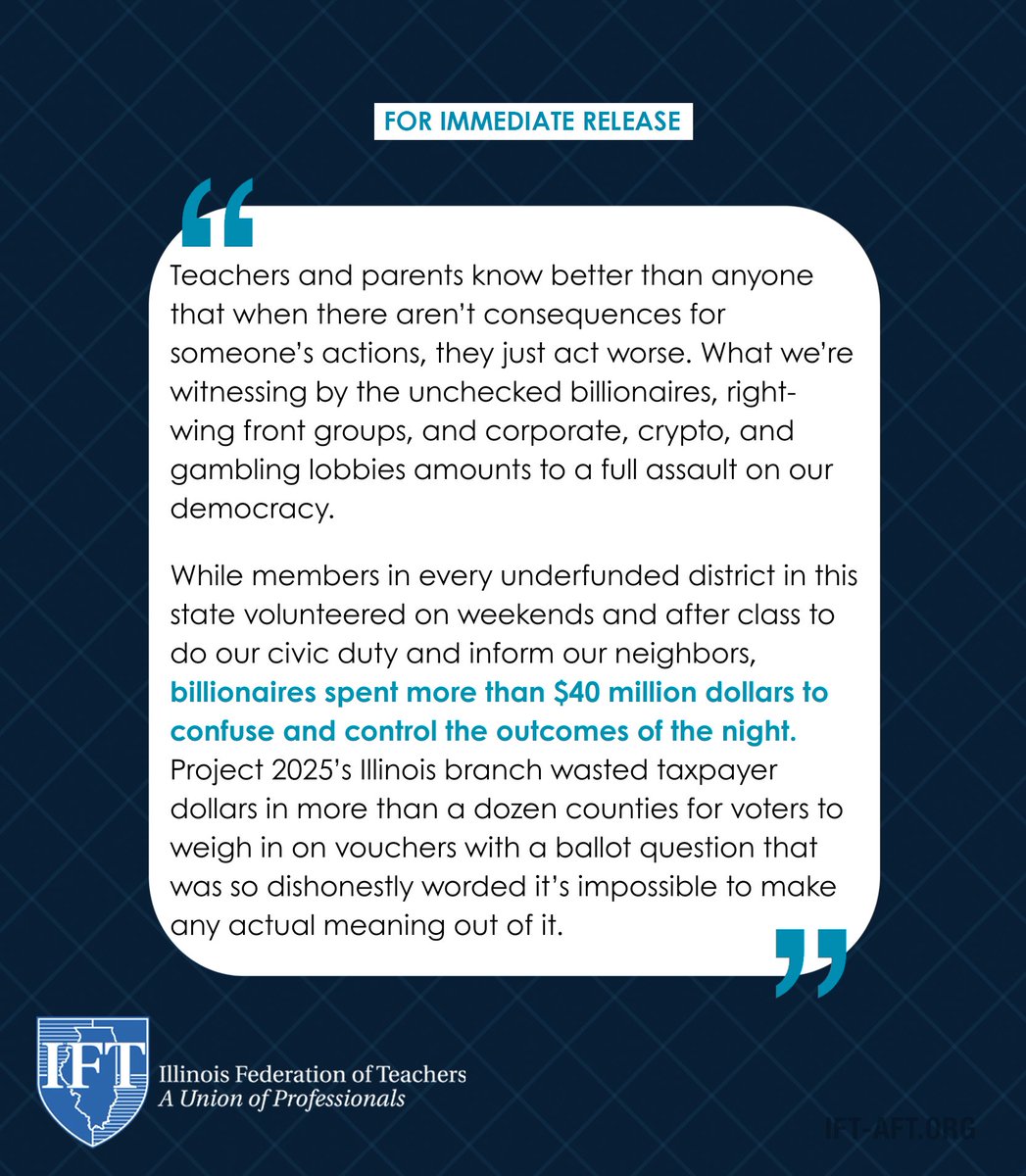 IL Federation of Teachers tweet media