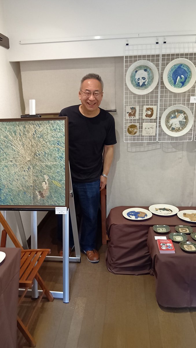 愉快なおじさんの陶器屋さん、スタートです！日曜日まで