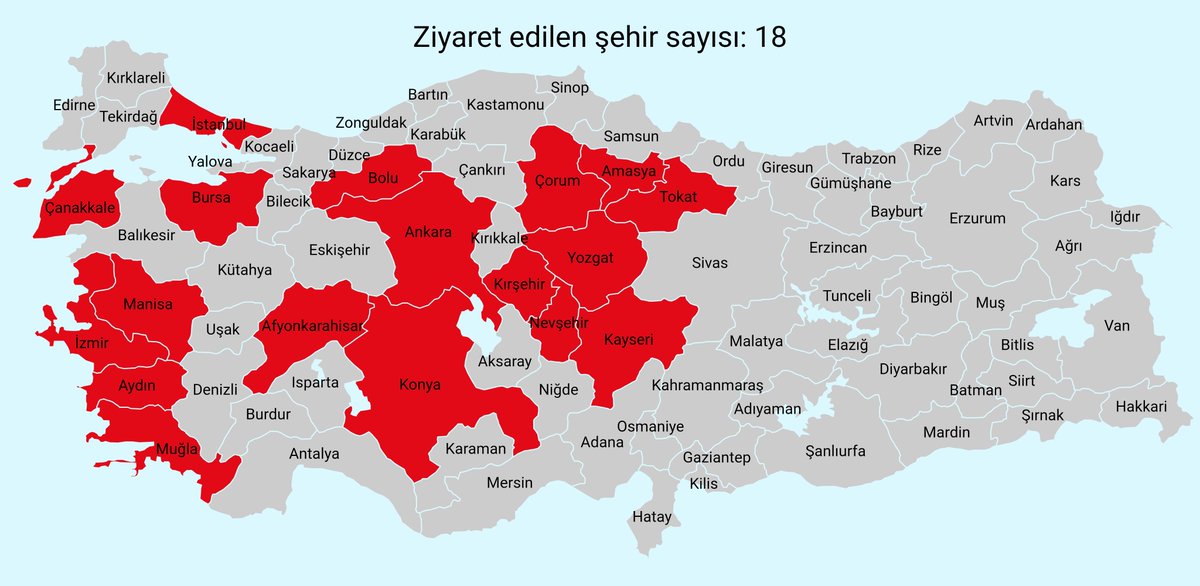 28 sene 18 şehir hiç çıkmasaydın evden