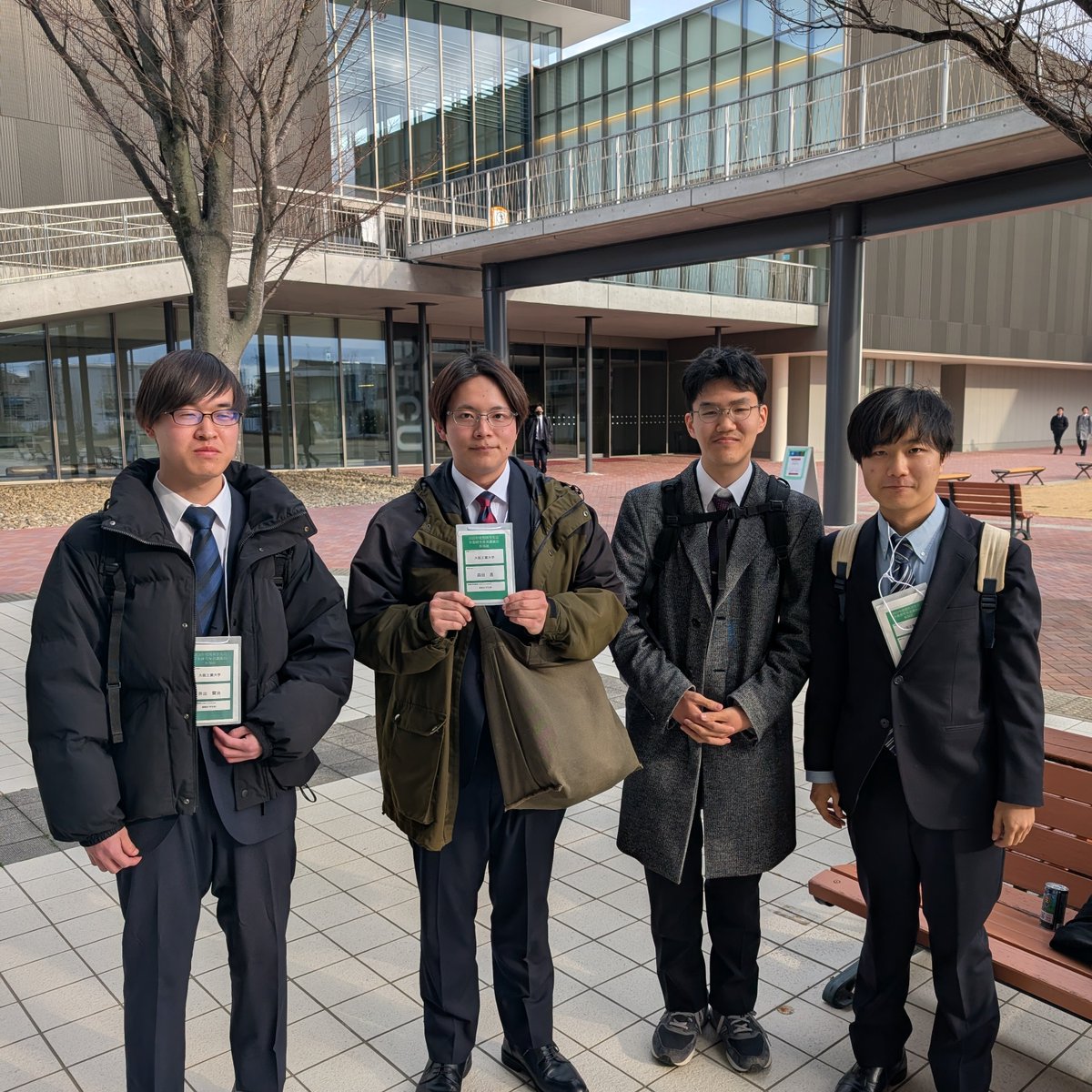 OIT_SDL's tweet photo. 日本機械学会 関西支部 2025年度関西学生会卒業研究発表講演会でSD研メンバーが研究発表を行いました。 https://t.co/5WZQDpqPz7