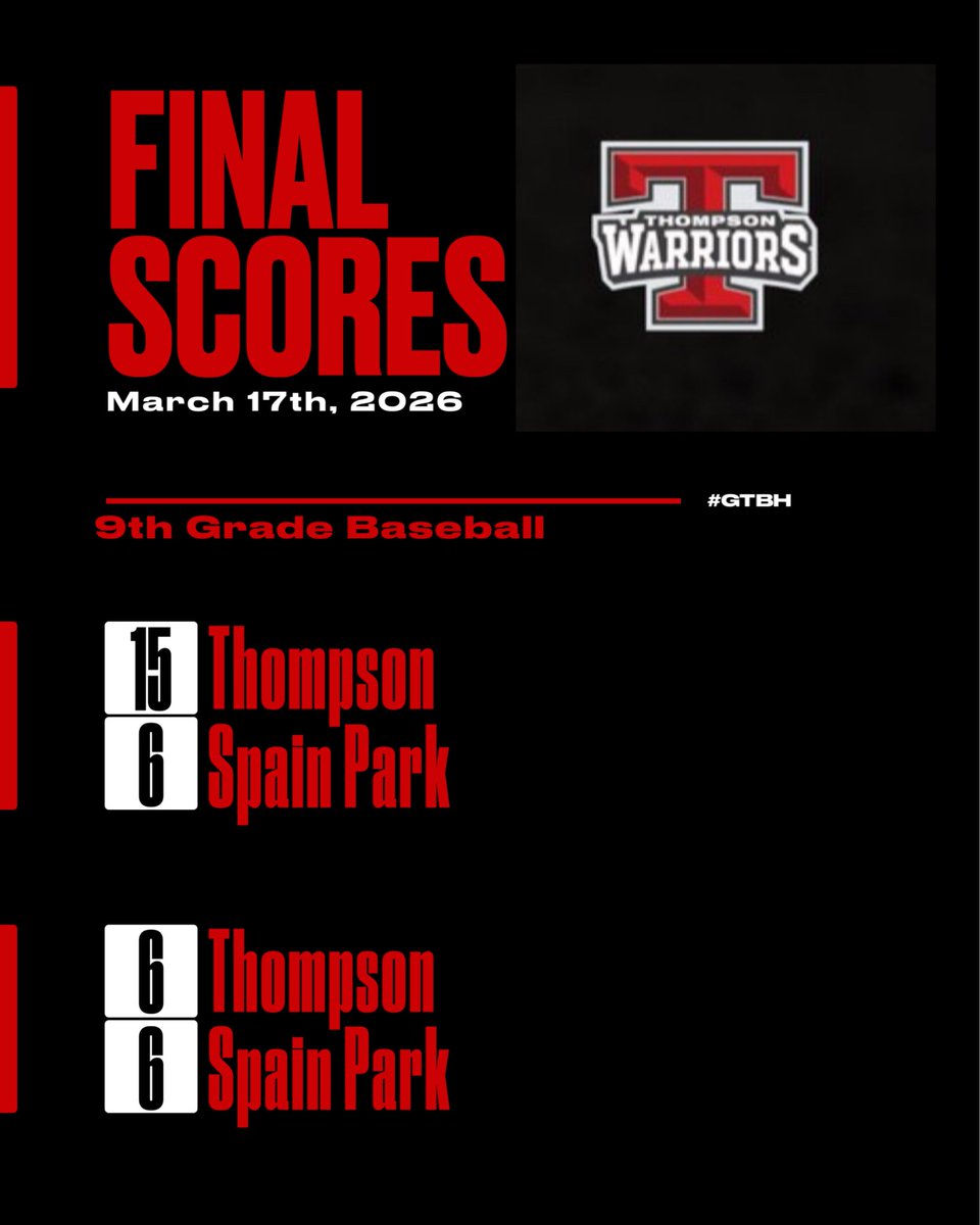 Thompson Warrior Baseball tweet media