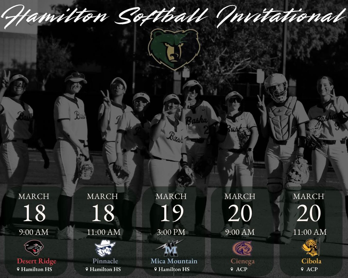 Basha Bears Softball tweet media