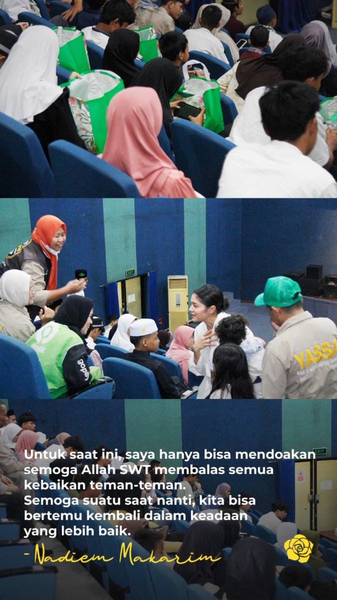 _Rizmaya__'s tweet photo. Nadiem Makarim mengungkapkan kesedihannya karena harus menjalankan ibadah puasa pertama kali terpisah dari keluarga dan anak-anaknya.

Pesan yang menyentuh, termasuk harapan untuk bisa bertemu keluarga dan ungkapan terima kasih, disampaikan dari balik tahanan saat Ramadhan https://t.co/ENDGELRRGq
