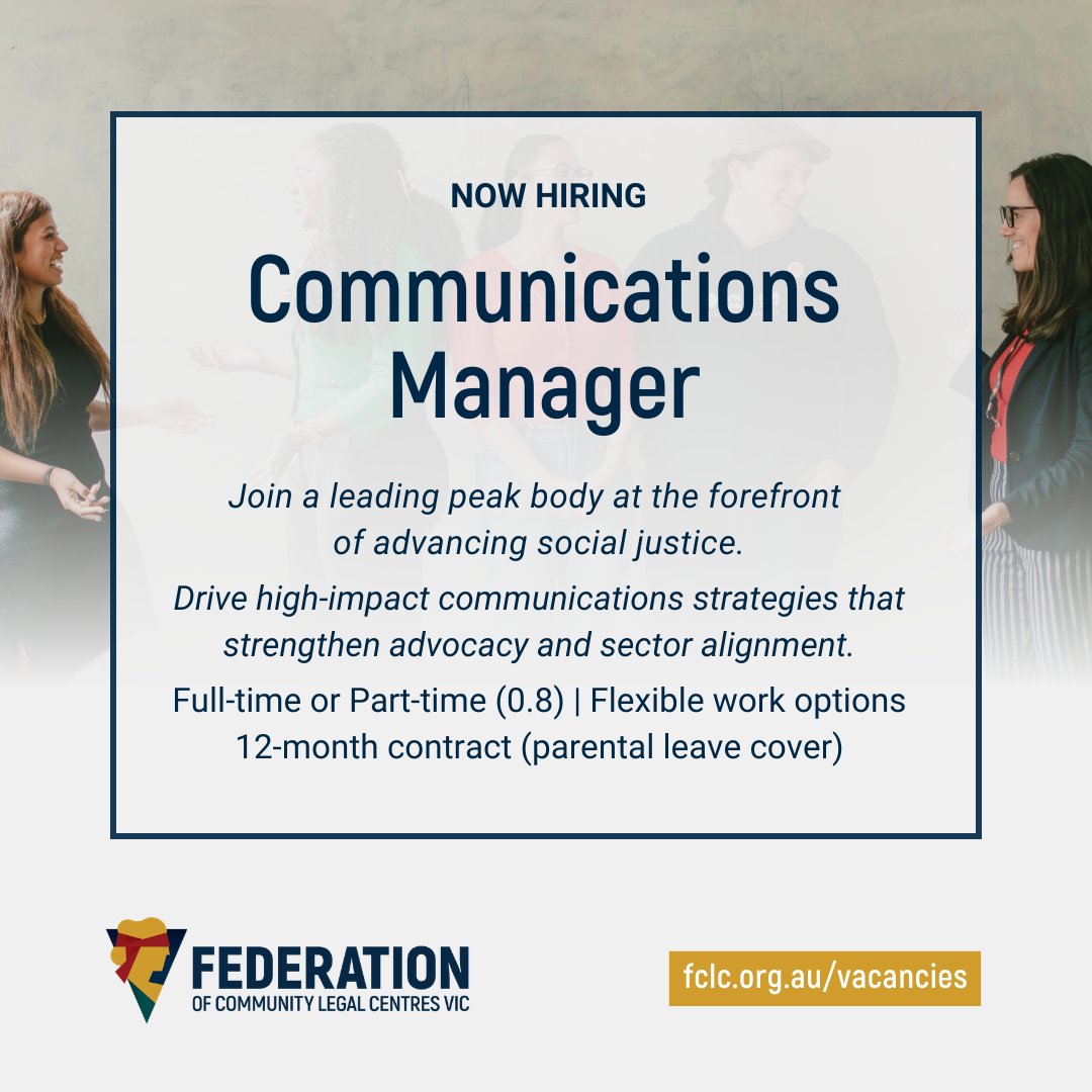 Federation of Community Legal Centres Victoria tweet media