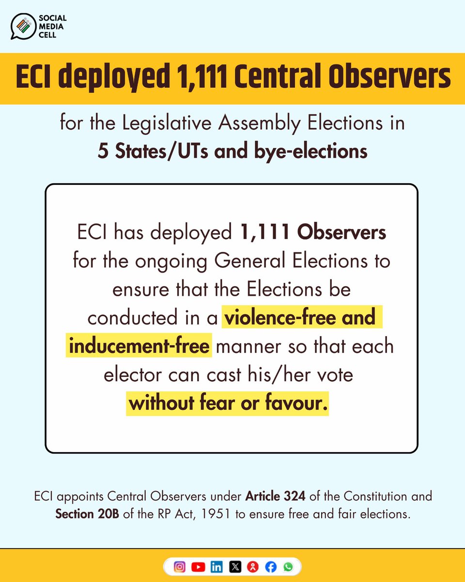 Election Commission of India tweet media