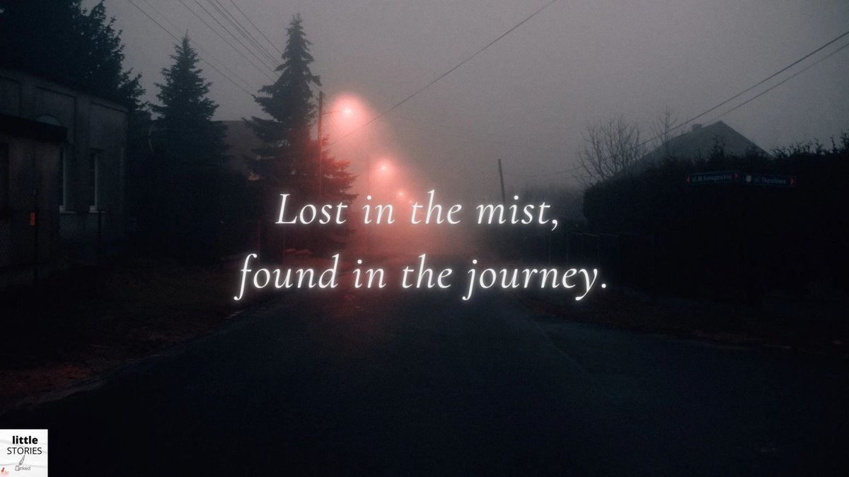 littleST_inked's tweet photo. Lost in the mist, found in the journey.
🌫️🚶♀️✨🌿💭
#littleSTORIESinked #journeywithin #lostandfound #lifejourney #wanderandwonder #quietmoments #mindfulliving #findingmyway #soulsearching https://t.co/N0cOGOnGCs