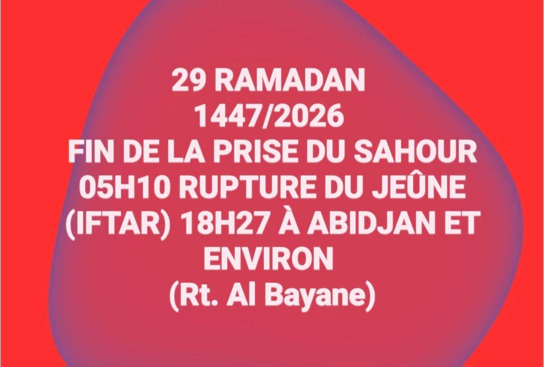 YaqineD's tweet photo. Les horaires sont donnés à titre indicatif et peuvent varier légèrement selon les zones. Merci de vous référer à la mosquée la plus proche pour confirmation.

#ramadan #sahour #iftar #civ #FoiMusulmane https://t.co/KgS5a15rAW