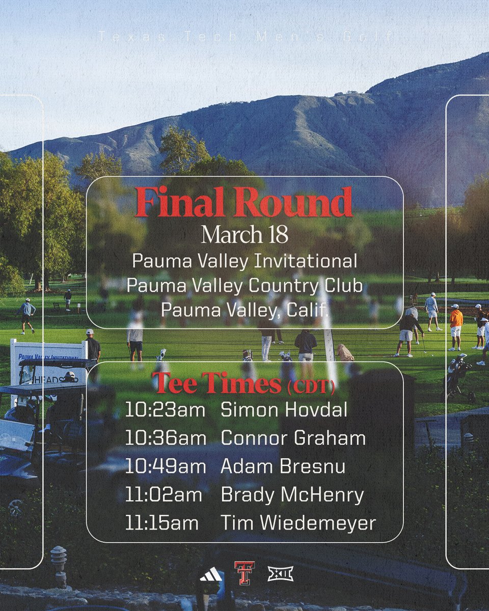 Texas Tech Men’s Golf tweet media