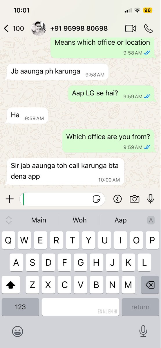 Sachy1256's tweet photo. @LGIndia what kind of services are you offering since yesterday your people giving wage answers when asking from which office they coming no reply at all…. Is something wrong in company 
Worst service ever https://t.co/TOpFsqIeiE