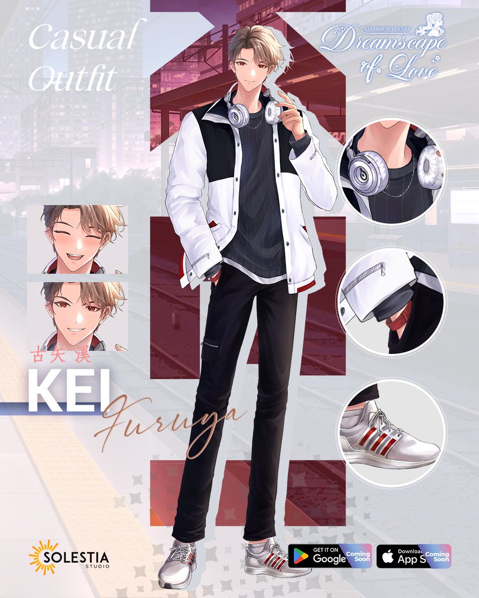 DreamscapeEN's tweet photo. Which version of Kei is looks better?

Relaxed hair at school, he looks really quiet. Or neat hair when he’s on the way to hang out with you?

Which one would you choose? Team School Kei or Casual Kei?

#DreamscapeOfLove #SolestiaStudio #KeiFuruya #Otome #VisualNovel https://t.co/uYtBWqSNbF