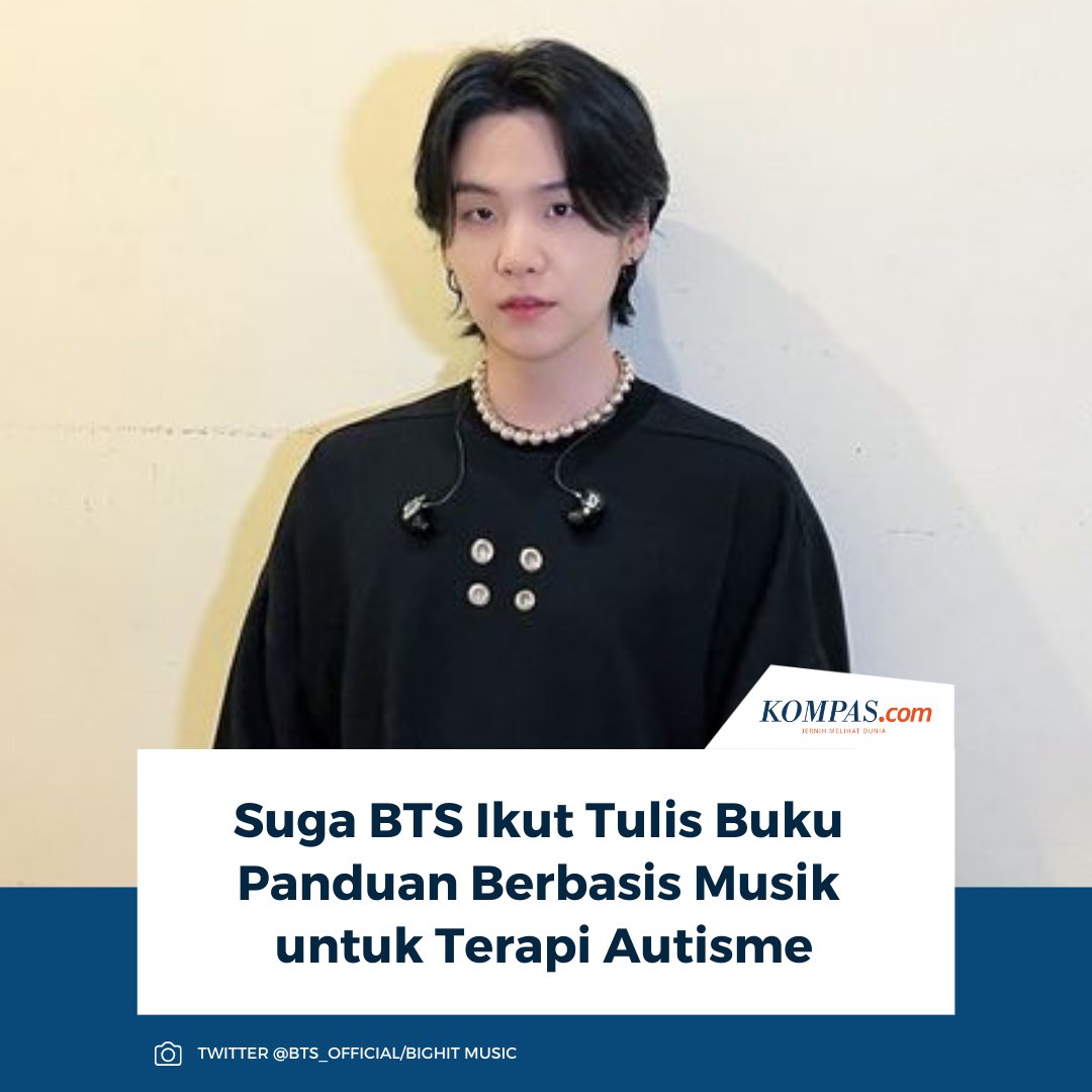 KompasEnt's tweet image. Suga BTS ikut menulis buku inovatif yang memperkenalkan program MIND (Musik, Interaksi, Jaringan, dan Keberagaman) untuk mendukung anak-anak dan remaja dengan gangguan spektrum autisme.

👉🏻Baca selengkapnya kompas.com/hype/read/2026…

~AM #SugaBTS #Autisme #Buku