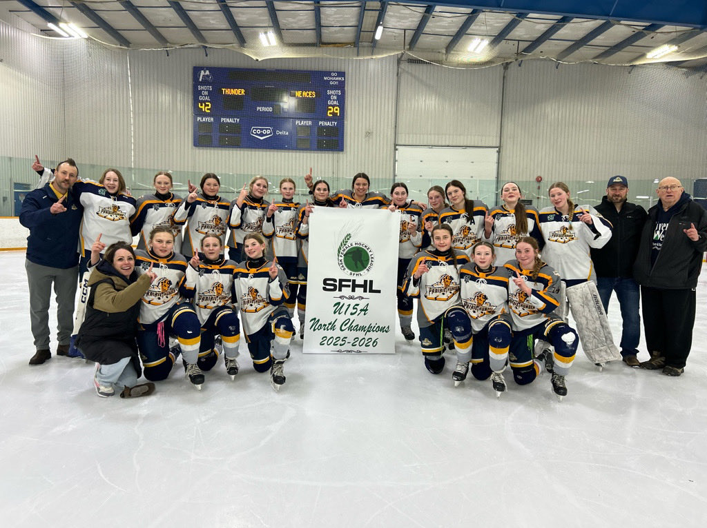 pernitskyn's tweet photo. Attn: West Central Sask hockey fans. Game 1 U15A Female Provincial Final is in Eston 7 pm Friday March 20 vs Moose Jaw. The girls are coming off a big North final win last weekend so come cheer them on. Guaranteed $1500 50/50, if unable to attend E-transfer details are in pic. https://t.co/t4cnnq44QK