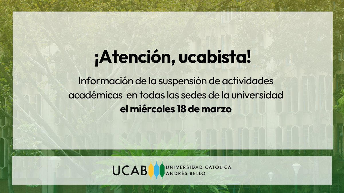 UCAB tweet media