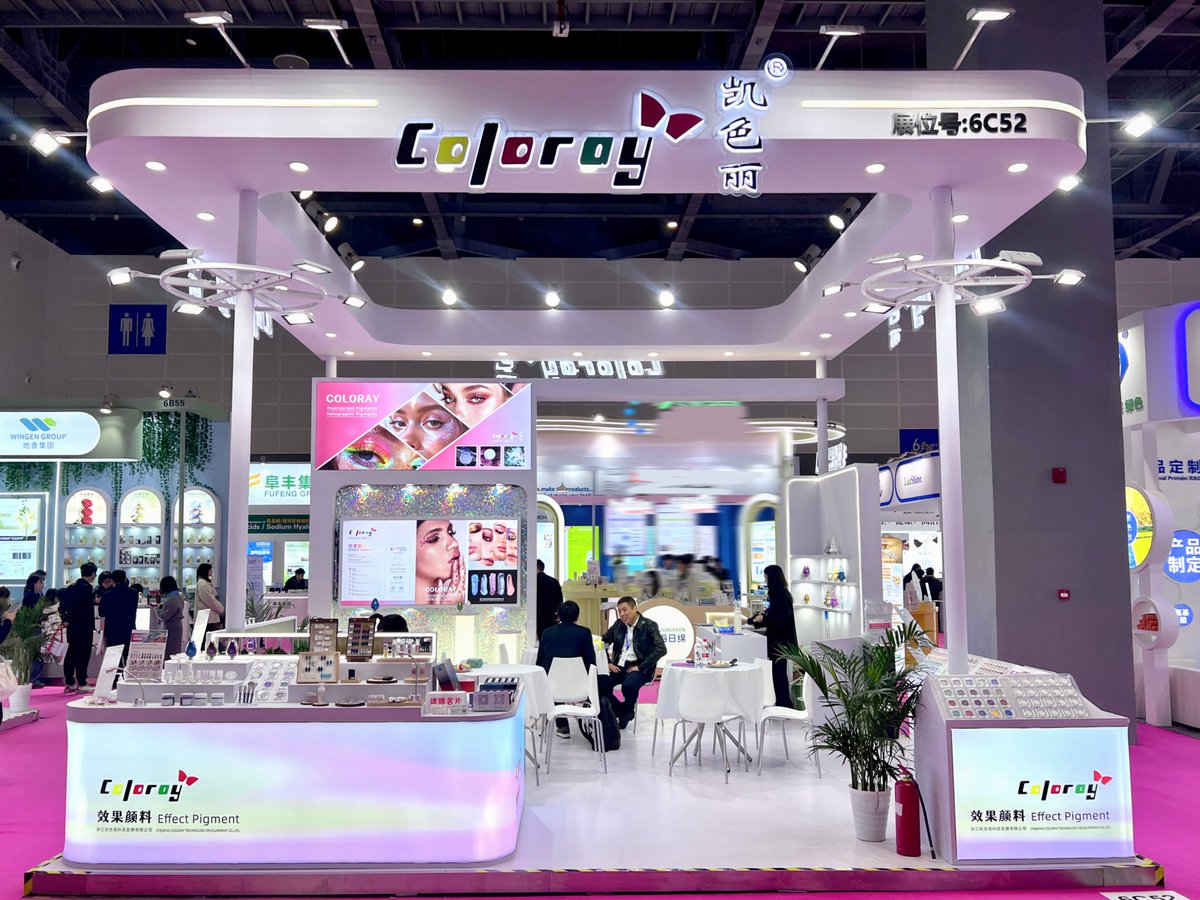 ColorayCosmetic's tweet photo. 🚀 COLORAY is at PCHi 2026 – Day 1!
📍 Booth 6C52
Come see color in a new light!
#PCHi2026 #COLORAY #PigmentInnovation #BeautyIngredients https://t.co/zwTeiU2r8a
