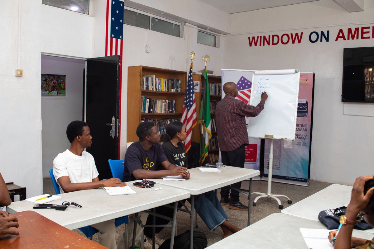 TheJOFII's tweet photo. DAY 2 – ScreenGramm 2026

Creative Session: Mrs. Stephanie Ephraim on Etiquette: The Code of Behavior,
Main Session: Mr. Budima Jonah on Grammar Basics: Common Mistakes in English
Mr. Ezekiel Bok on Video/Documentary Scriptwriting

#ScreenGramm2026
#Screenwriting
#Storytelling https://t.co/RKbHJqL9Dl