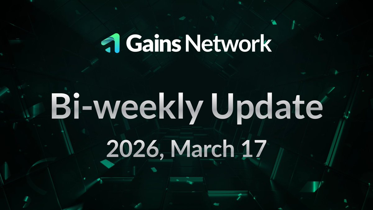 Another one! The last two weeks on gTrade have been busy again, so welcome to another bi-weekly update!

🛢️ Featured Pairs &amp; RWA trading conditions

$WTI and $XAU have been featured pairs with 20% fee discounts, and those discounts remain active this week.

Featured Pairs: