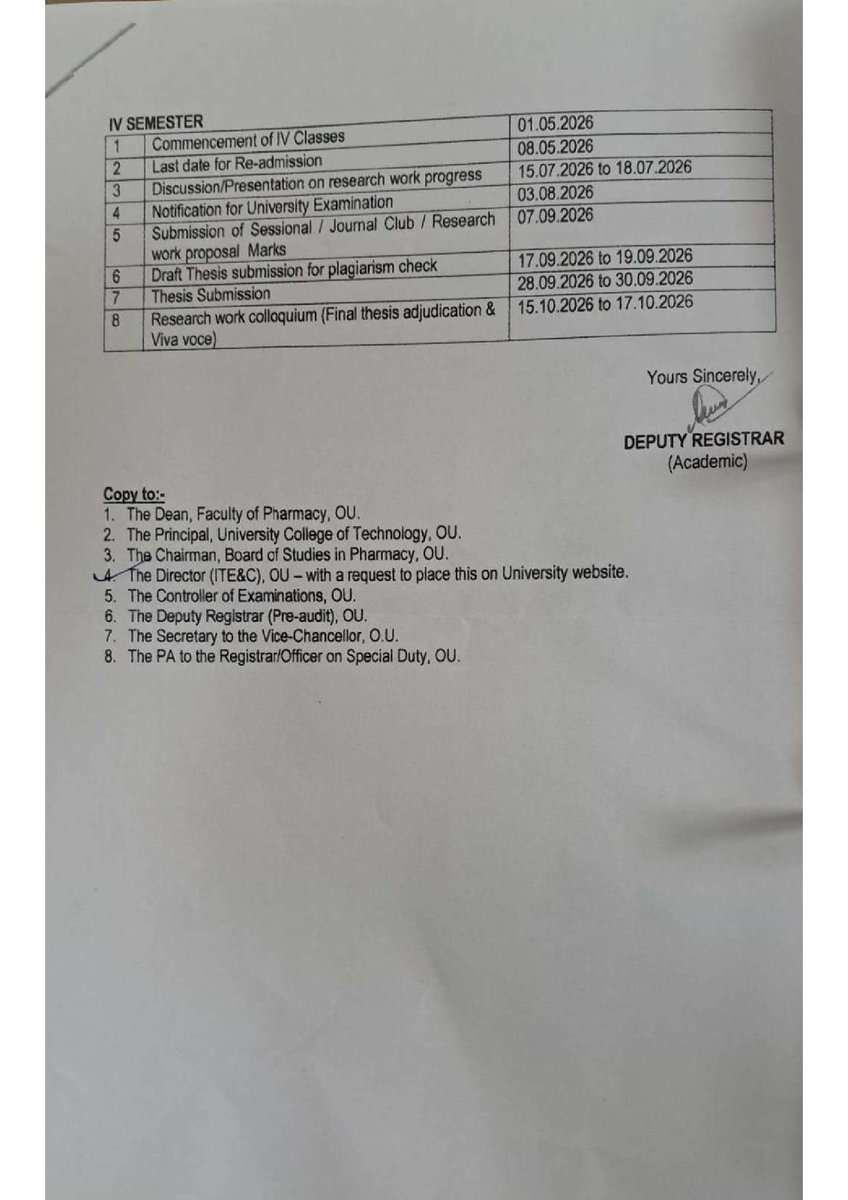 Osmania University tweet media