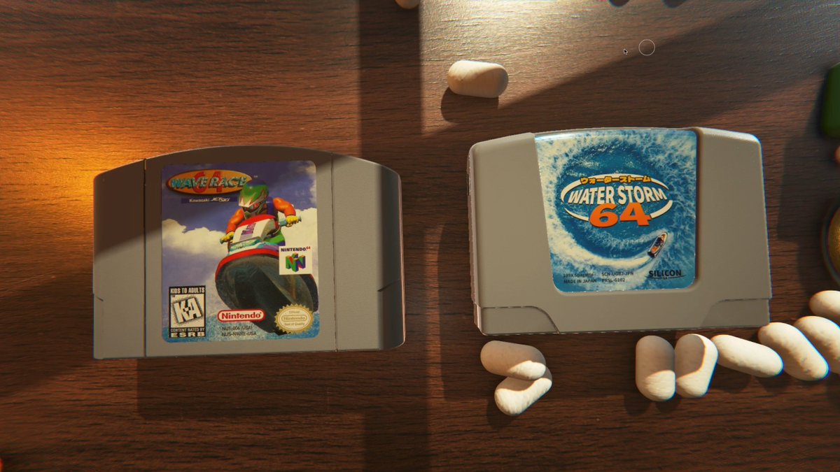 parasol_corp's tweet photo. Water Storm 64 is based upon a favorite N64 game of mine, Wave Race 64 🌊

Cozy Game Restoration has 108+ collectible titles inspired by classics like this! #screenshotsaturday https://t.co/i2S0Pt9ARQ