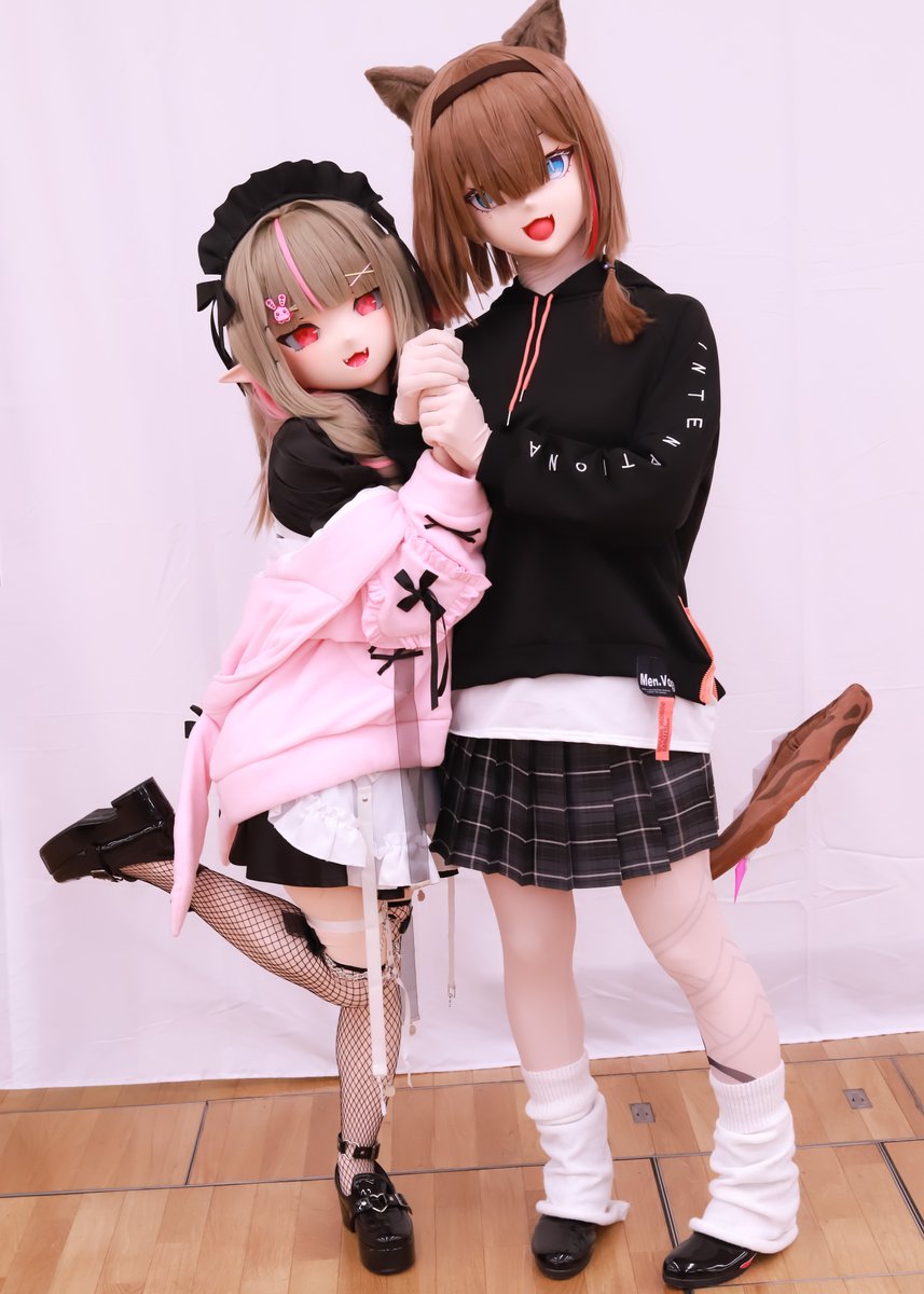 ruruli_kigurumi's tweet photo. 親友ちゃんと撮っていただきました記念😉💖

何度見てもかわいいのよ~~🫶

🐱❥*.꒰ঌ @Pastel_blanche ໒꒱.* 

📷˚*.꒰ @itanjikigucame ꒱.*˚
▶お写真ありがとうございます！

#kig_doll4 https://t.co/ytN4TYe0nE