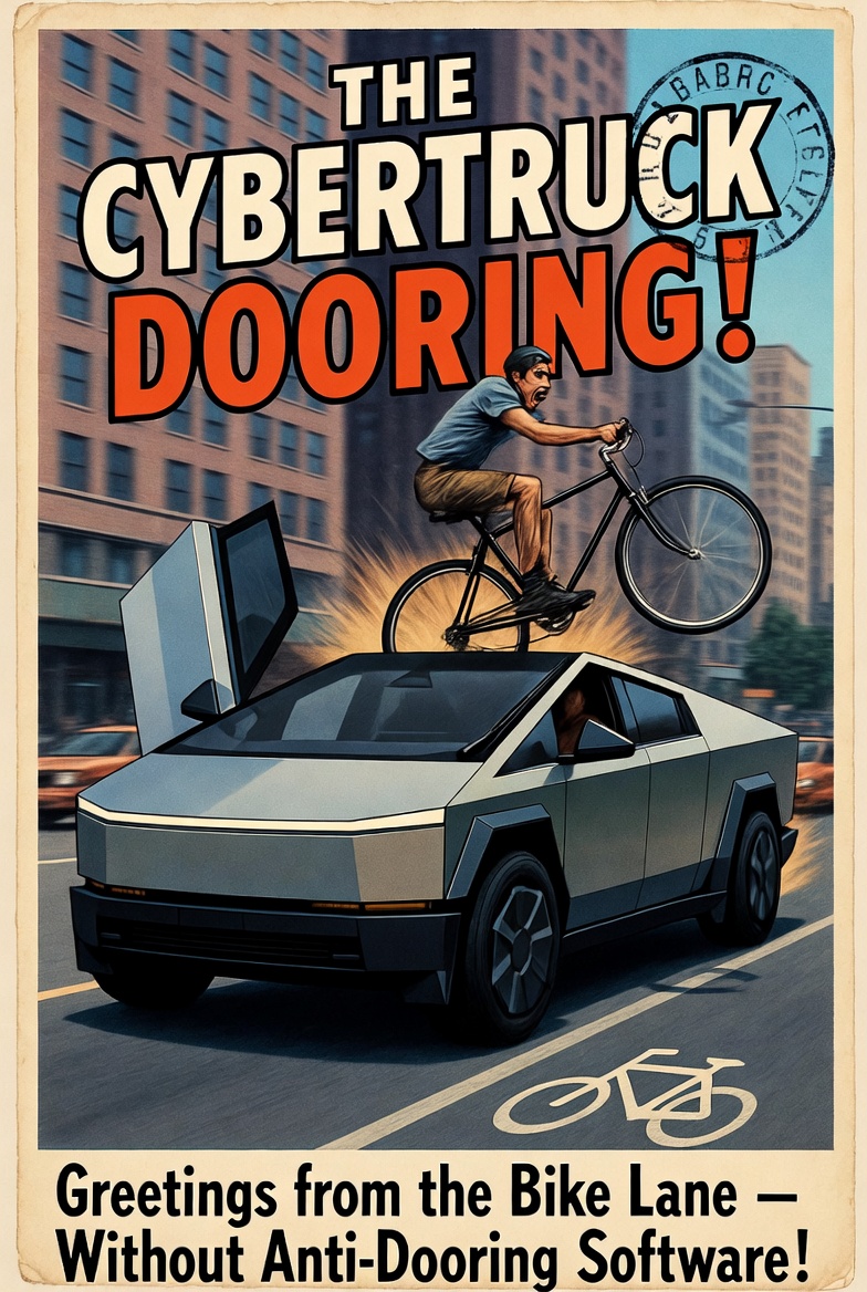 rmbrodie's tweet photo. They're selling postcards of the dooring. https://t.co/3Ie1xTiEKG