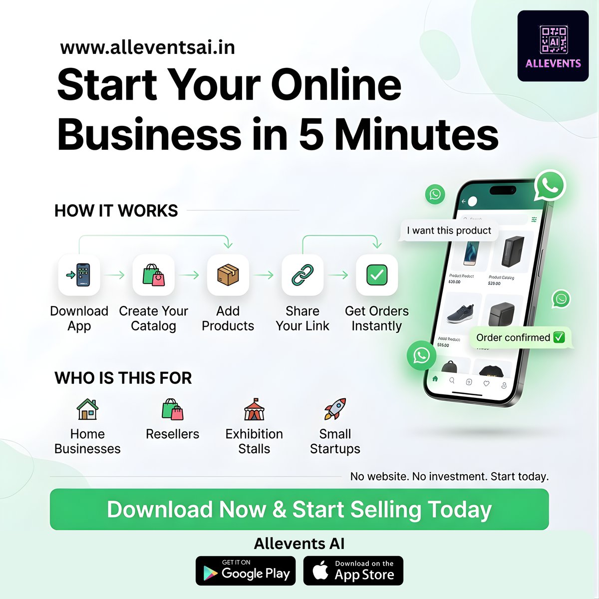 vthinksolution's tweet image. Still building a website?
People are already selling online… without one.

E catalog from V Think Solution
👉 alleventsai.in

#ecatalog #StartSelling #OnlineBusiness #StartupIndia #vthinksolution