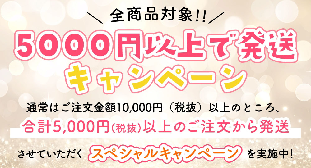 【緊急開催】スペシャルキャンペーンのお知らせ📢

お裁縫セットのポストをきっかけに、当社オンラインショップにアクセスしてくださった皆さまへ。感謝の気持ちを込めて、少額トライアルキャンペーンを緊急開催いたします🥳

通常は1回のご注文につき、
 10,000円（税抜）以上で発送のところ、