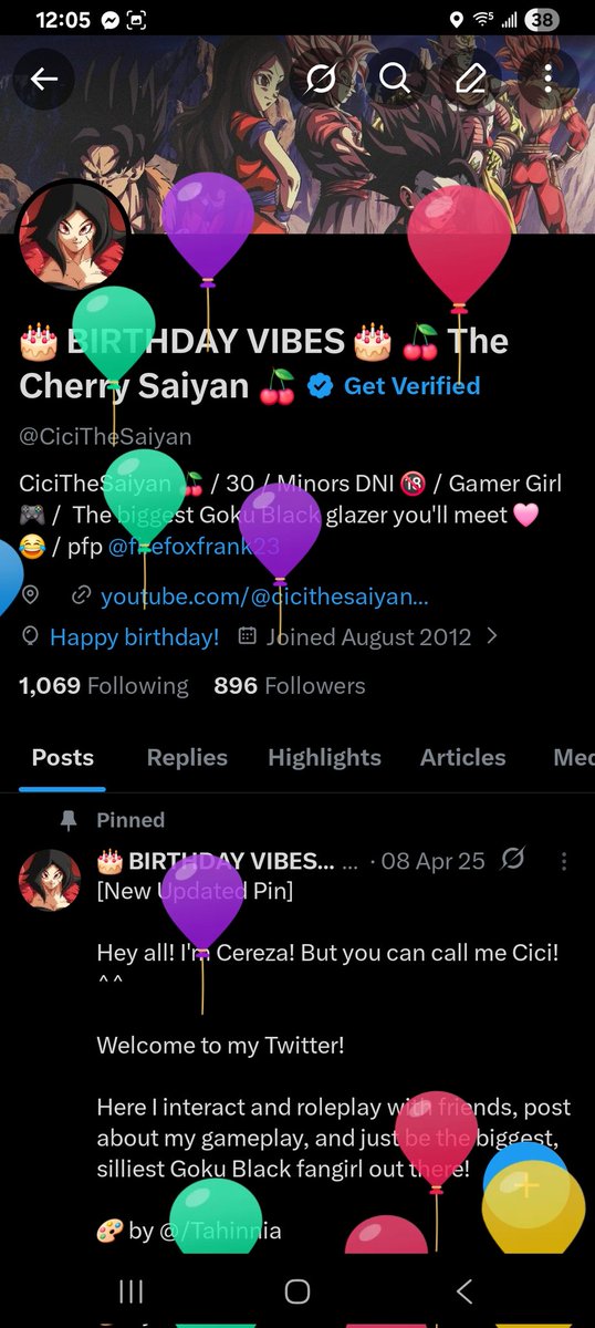🍒 The Cherry Saiyan 🍒 tweet media